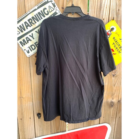 Vintage Y2K Black & orange Jesus "He is the Way" tee Size XL by Kerusso - Picture 3 of 5